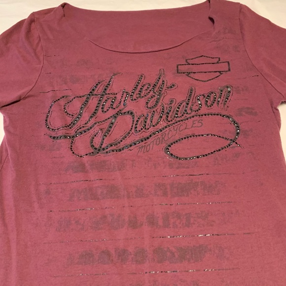Harley Davidson T Shirt Women’s Medium Made in USA - Picture 2 of 11
